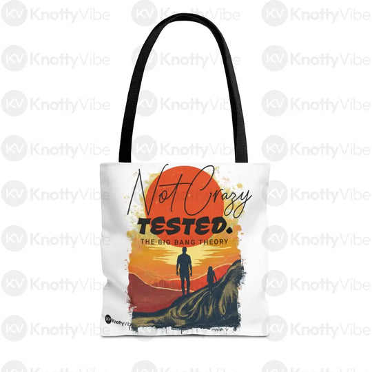 Big Bang Theory Tote Bag Funny Tote Geek Chic Gift for Fans Everyday Use Eco-Friendly Carryall 13’’ × 13’’ / Black Bags