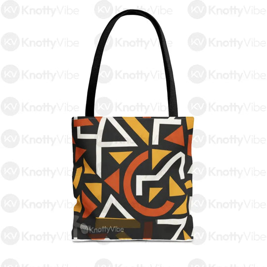 Colorful Geometric Tote Bag Stylish Shopping Bag Beach Bag Reusable Grocery Tote Gift for Her Travel Companion 13’’ ×