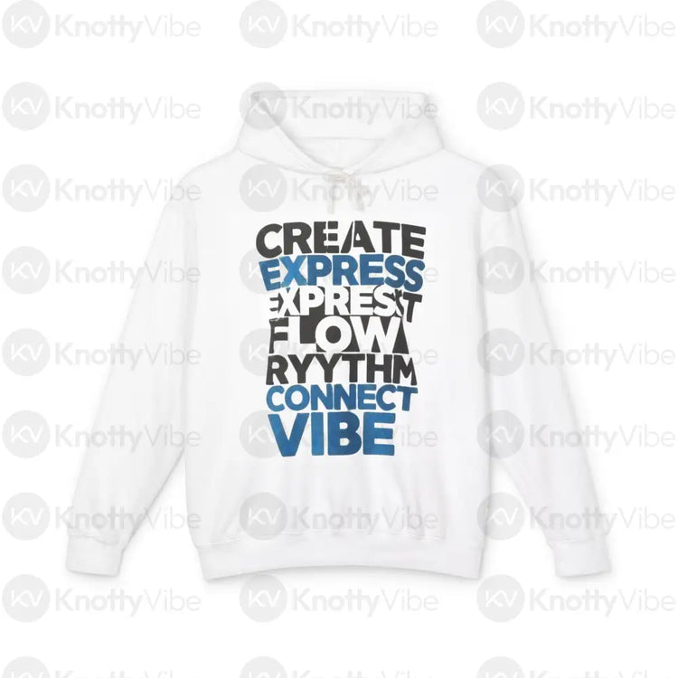 Creative Flow Hoodie - Unisex Lightweight Sweatshirt for Artists Musicians Ideal for Gifts Festivals Everyday Wear