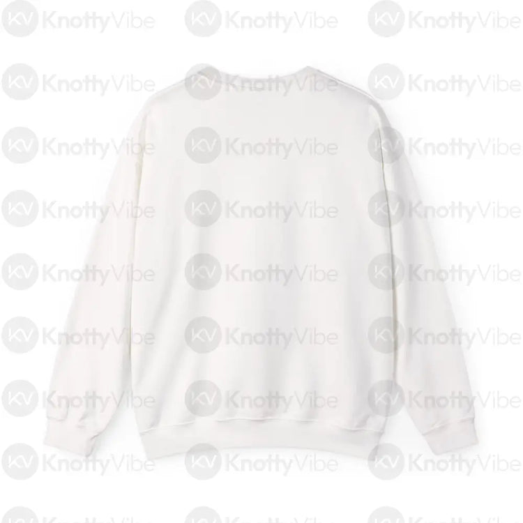 Knotty Vibe Crewneck Sweatshirt - Cozy Fashion Great for Casual Outings Gift for Art Lovers Ideal for Relaxing Evenings