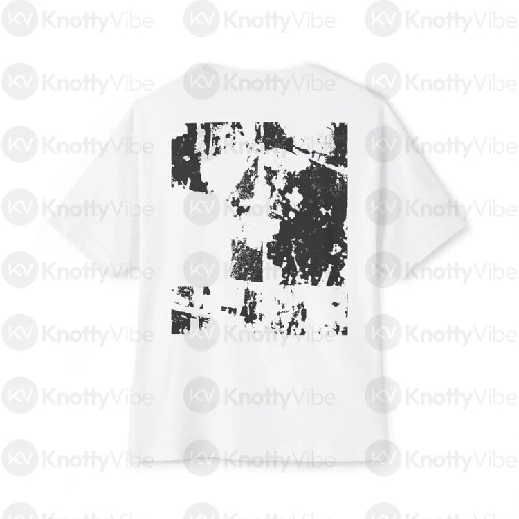 Unisex Boxy Tee with ’vibe’ Graphic Oversized Casual Top Cool Urban Apparel Streetwear Everyday Fashion Gift for