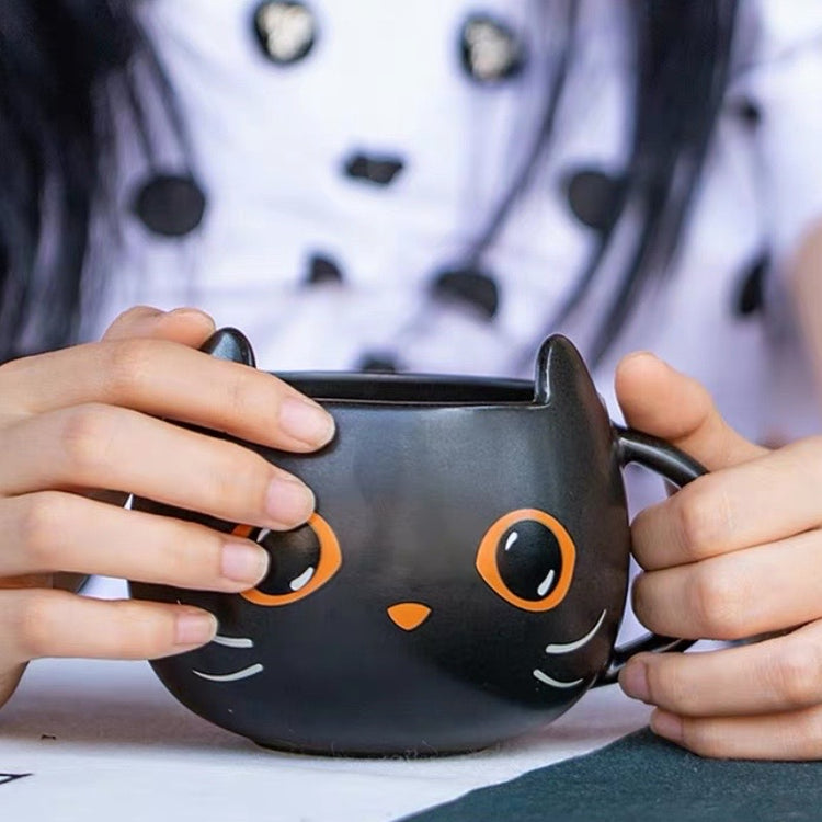 Pumpkin Lid Spoon Mug ☕ | Cute Couple Gift Cup Vibes