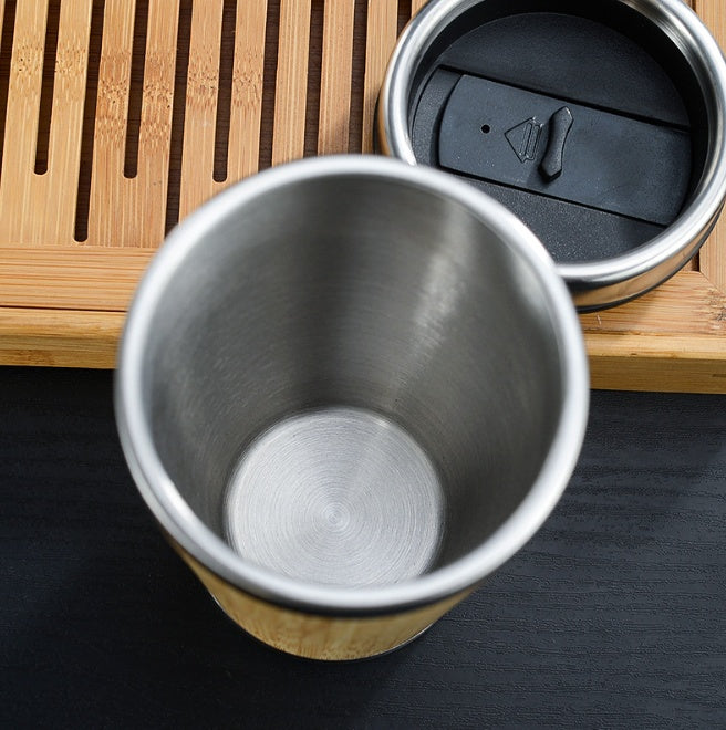 Bamboo Insulated Coffee Mug