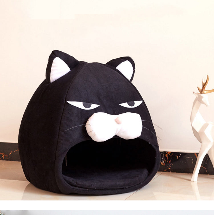 CozyDen™ Pet Nest – Ultra Soft Cat & Dog Bed