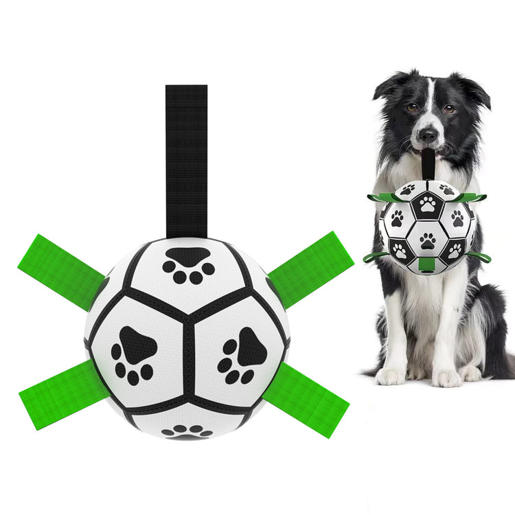 BouncePlay™ Dog Soccer Ball – Interactive Fetch Toy ⚽