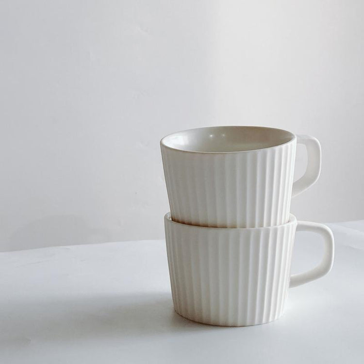Café Style Cappuccino Mug ☕ | Soft Minimal Everyday Vibes