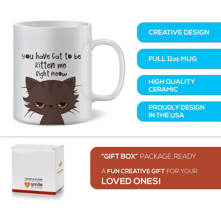Cat To Be Kitten Mug  | Funny Cat Lover Coffee Cup (325ml)