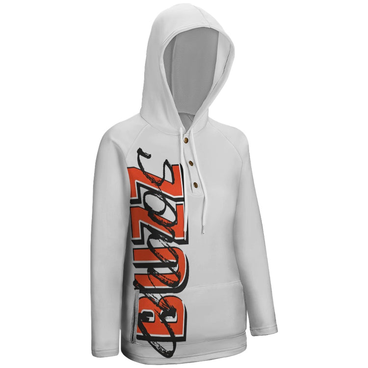 Buzz Chaos Button-Up Hoodie