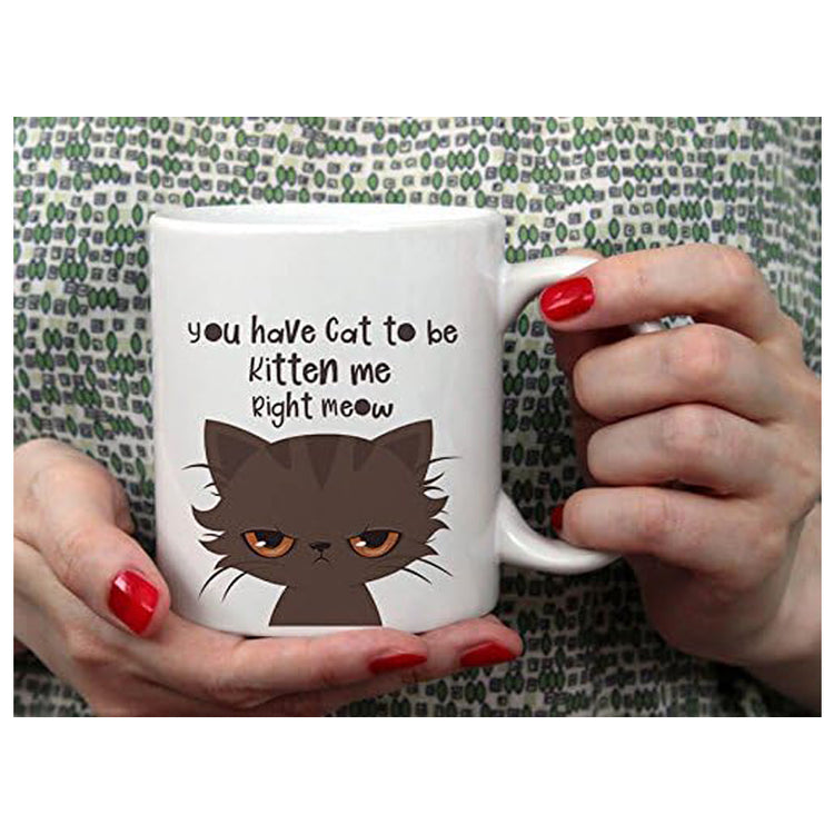 Cat To Be Kitten Mug  | Funny Cat Lover Coffee Cup (325ml)