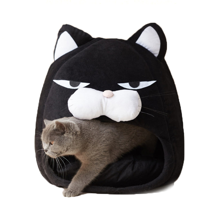 CozyDen™ Pet Nest – Ultra Soft Cat & Dog Bed