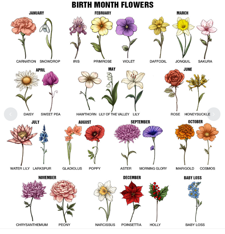 Personalized Birth Flower 40oz Sip Cup 💐