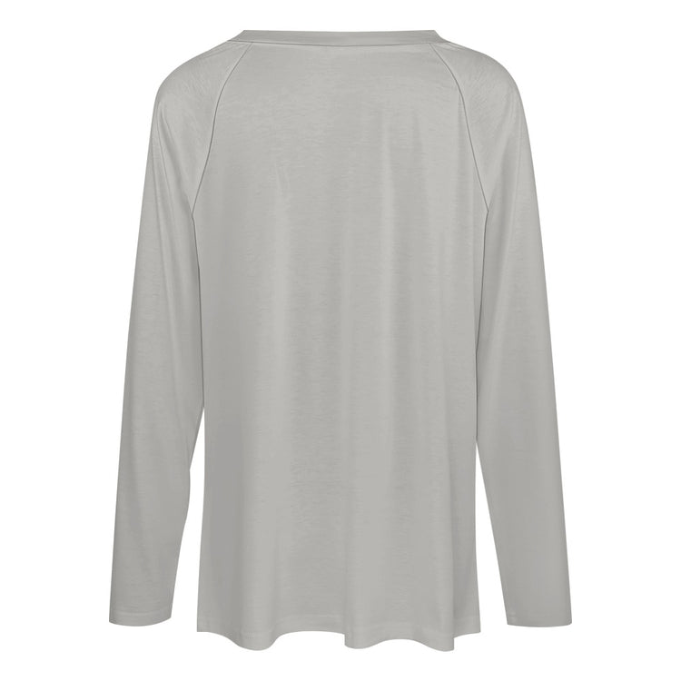 Punchy Energy Long-Sleeve V-Neck Tee