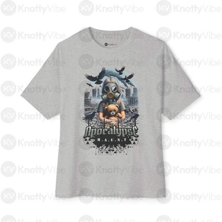 Apocalyptic Vibe Unisex Oversized Tee | Casual Graphic T-Shirt for Nostalgic Aesthetics Streetwear Gift for Him/Her