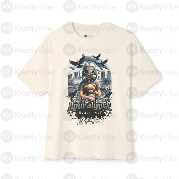 Apocalyptic Vibe Unisex Oversized Tee | Casual Graphic T-Shirt for Nostalgic Aesthetics Streetwear Gift for Him/Her