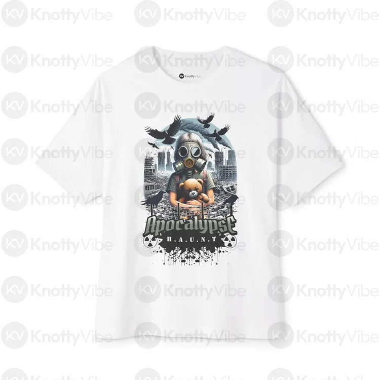 Apocalyptic Vibe Unisex Oversized Tee | Casual Graphic T-Shirt for Nostalgic Aesthetics Streetwear Gift for Him/Her
