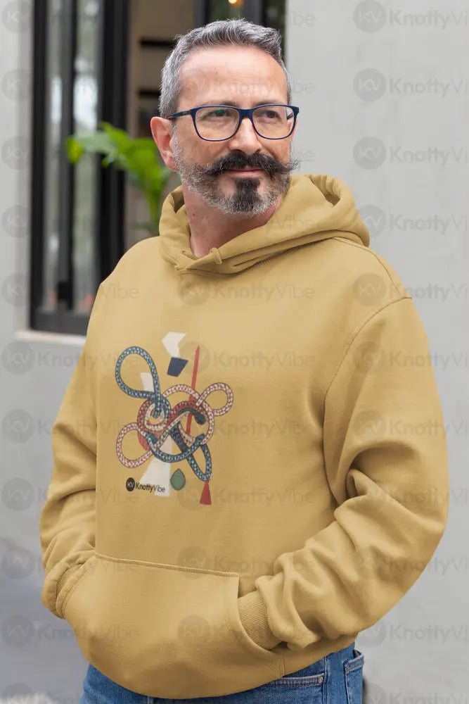 Artistic Unisex Hoodie Cozy Fleece Hoodie Casual Wear Gift for Her Trendy Winter Apparel Unique Art Design Hoodie