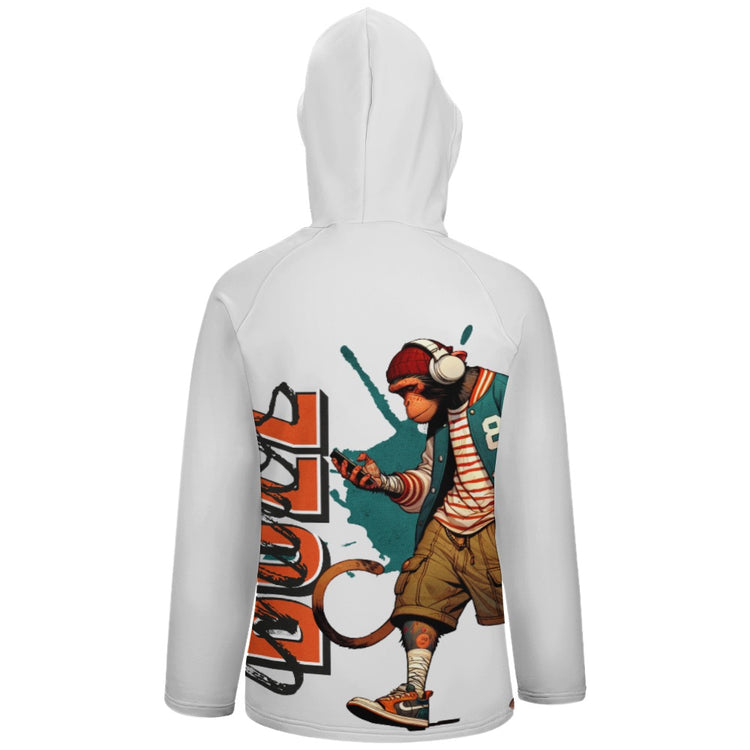Buzz Chaos Button-Up Hoodie