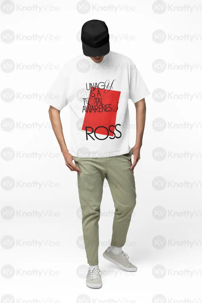 Bold Awareness Tee | Artistic Boxy T-Shirt | Casual Unisex Style Gift for Art Lovers Graphic Tee for Everyday Trendy