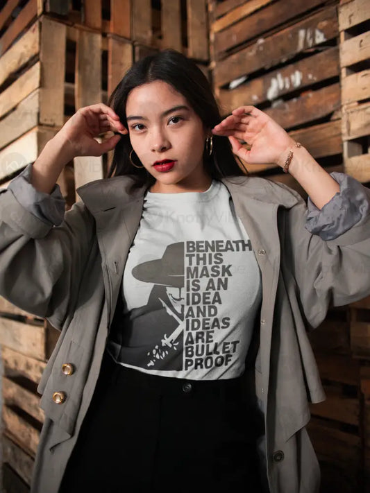 Bulletproof Ideas Unisex T-Shirt | Inspirational Design | Gift for Creatives | Everyday Wear | Motivational Fashion