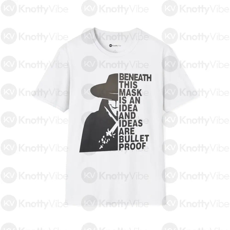Bulletproof Ideas Unisex T-Shirt | Inspirational Design | Gift for Creatives | Everyday Wear | Motivational Fashion
