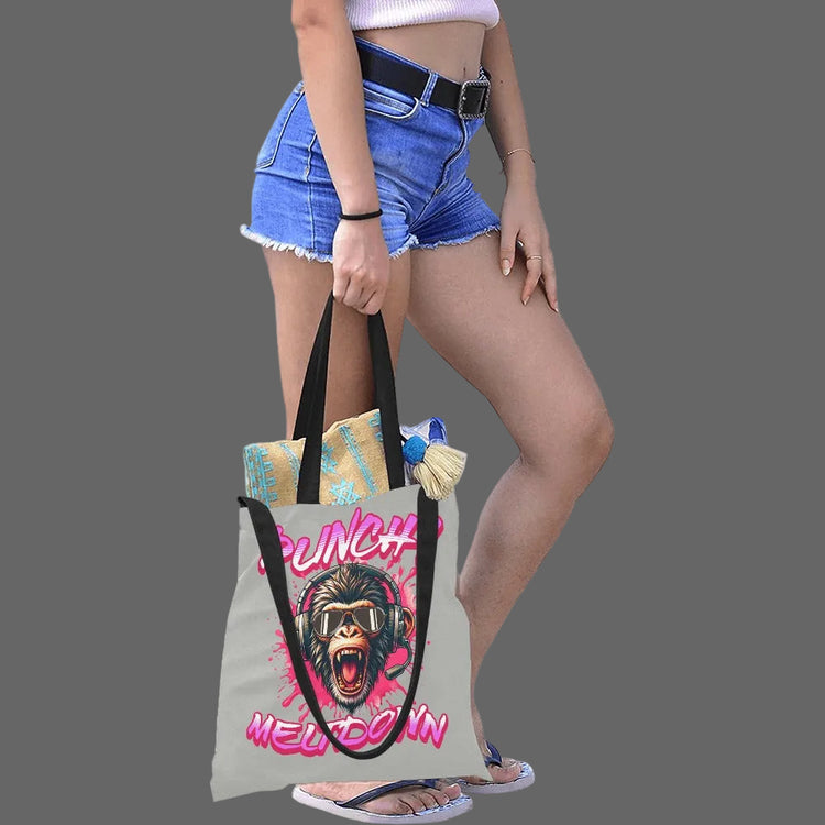 Punchy Meltdown Canvas Tote