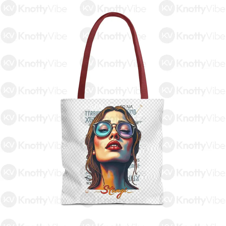 Chic Artistic Tote Bag Trendy Carryall Fashionable Shopper Unique Gift Stylish Tote for Every Occasion 16’’ × 16’’