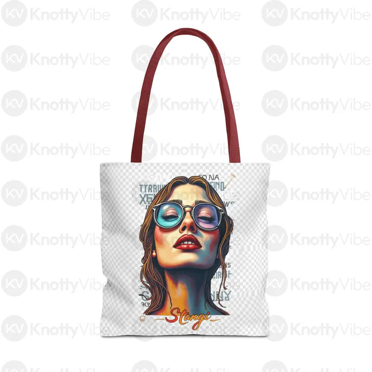 Chic Artistic Tote Bag Trendy Carryall Fashionable Shopper Unique Gift Stylish Tote for Every Occasion 18’’ × 18’’