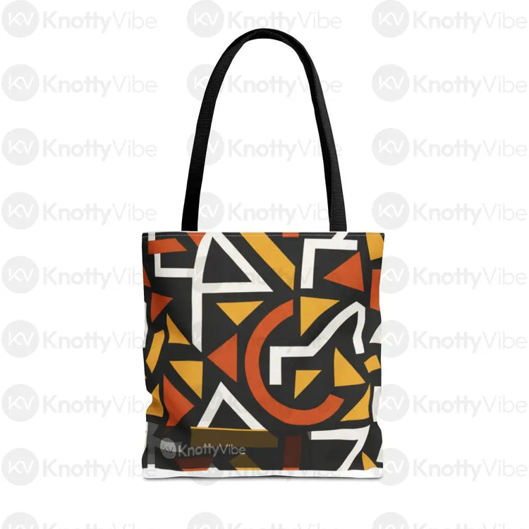 Colorful Geometric Tote Bag Stylish Shopping Bag Beach Bag Reusable Grocery Tote Gift for Her Travel Companion 16’’ ×