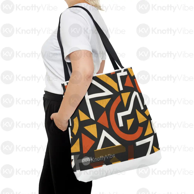 Colorful Geometric Tote Bag Stylish Shopping Bag Beach Bag Reusable Grocery Tote Gift for Her Travel Companion Bags