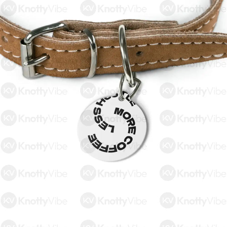 Customizable Pet Tag - Unique Pet ID Personalized Tag Dog Collar Charm Pet Accessory Gift for Pet Lovers 1’’ Pets