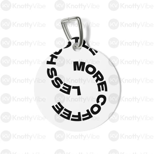 Customizable Pet Tag - Unique Pet ID Personalized Tag Dog Collar Charm Pet Accessory Gift for Pet Lovers 1’’ Pets