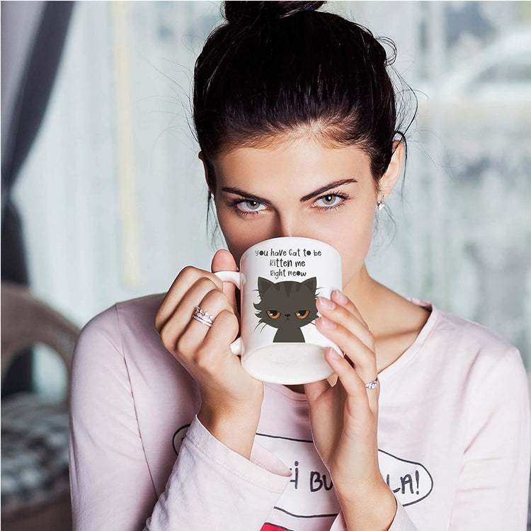 Cat To Be Kitten Mug  | Funny Cat Lover Coffee Cup (325ml)