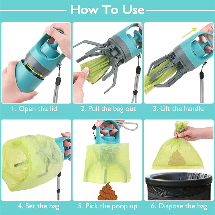 CleanGrab™ Poop Scooper – No Touch, No Stress ✨