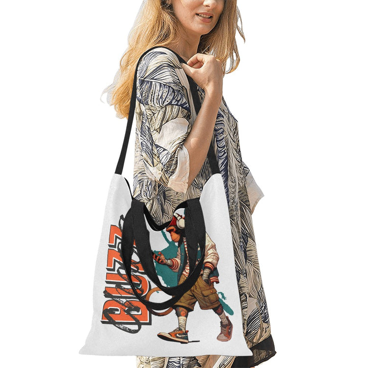 Buzz Chaos Canvas Tote