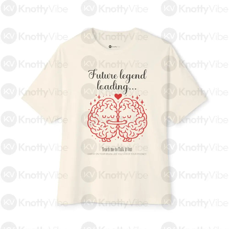 Future Legend Loading Unisex Oversized Tee Casual Oversized Top Gift for Friends Motivational Shirt Trendy Streetwear