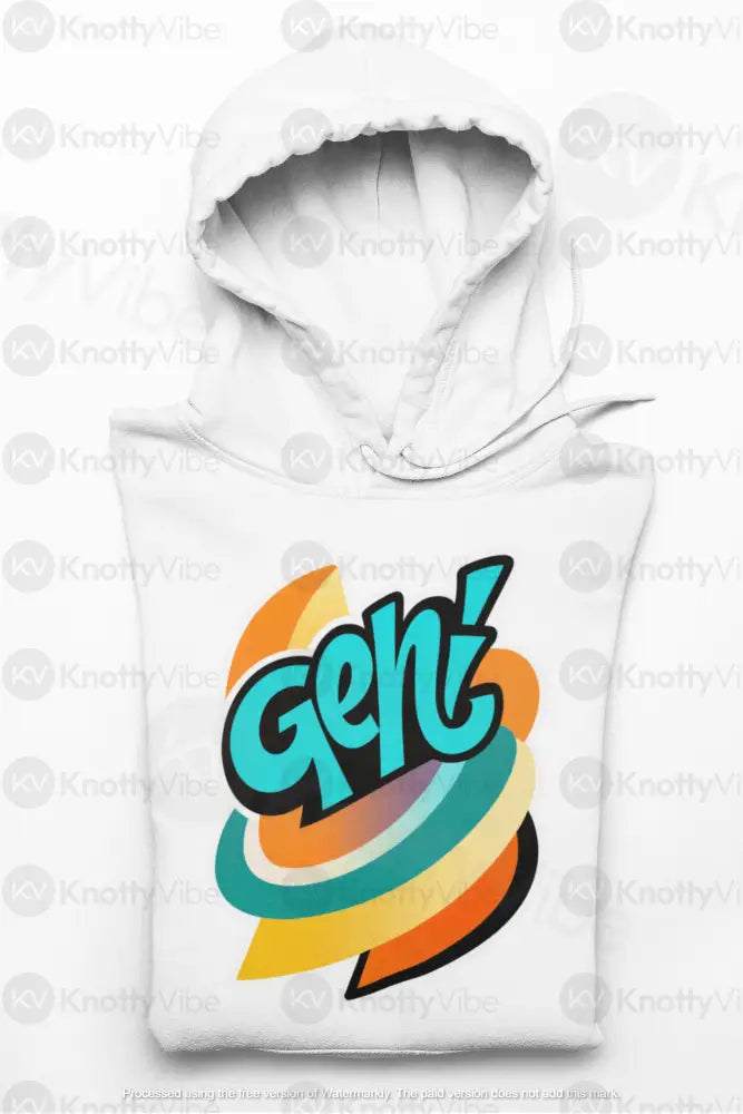 Gen Z Hoodie - Fun Unisex Lightweight Sweatshirt Perfect for Spring Outings Bike Lovers Gift Casual Wear [...] Hoodie
