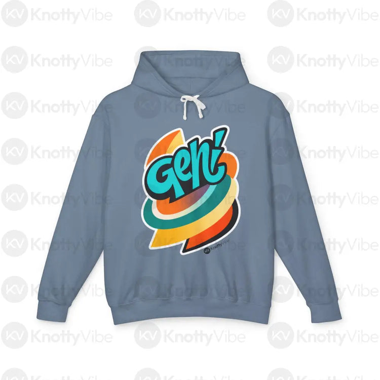 Gen Z Hoodie - Fun Unisex Lightweight Sweatshirt Perfect for Spring Outings Bike Lovers Gift Casual Wear [...] S / Blue