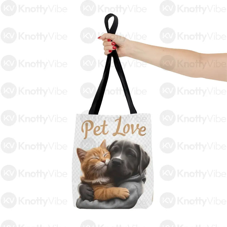 Pet Love Tote Bag - Stylish Versatile Eco-Friendly Bag for Animal Lovers Pet Owners Gifts for Any Occasion Bags