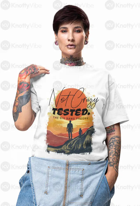 Retro-Inspired Unisex Oversized Tee Gift for The Big Bang Theory Fans Casual Comfort Vintage Style Shirt Summer Outfit