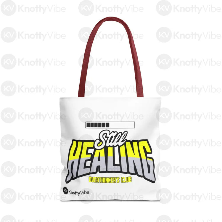 Still Healing Tote Bag - Overthinker’s Club Motivational Bag Healing Journey Gift for Friends Recovery Accessories