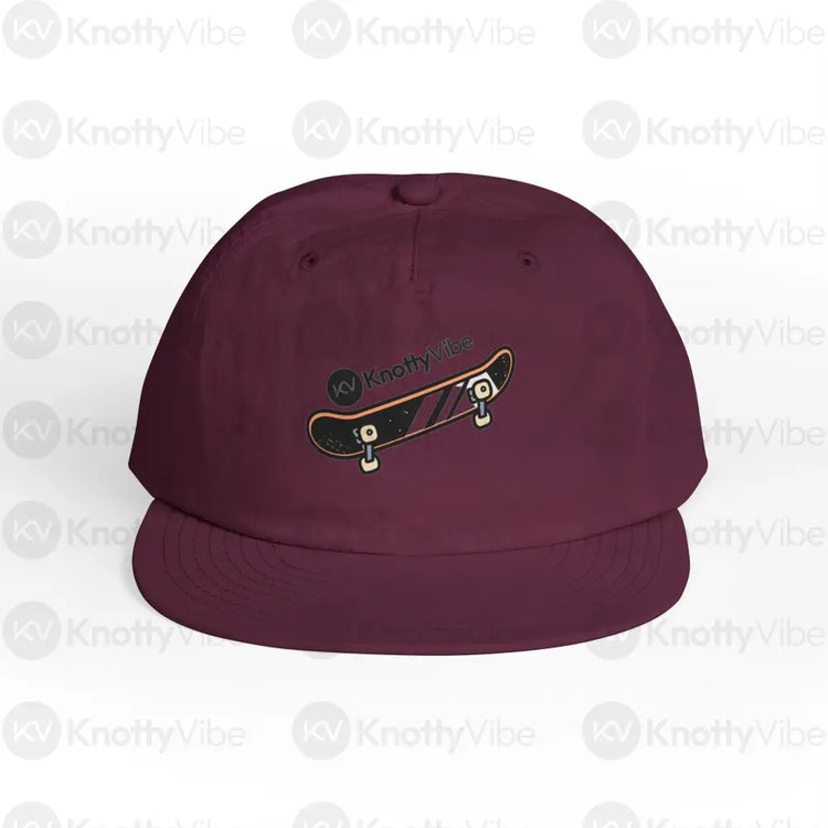 Surf Cap - Chill Beach Vibes Burgundy / One size Hats