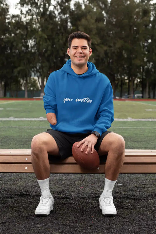 You Matter Hoodie – Unisex Heavy Blend™ Sweatshirt for Comfort Motivation Self-Care Gift Positive Affirmation Hoodie